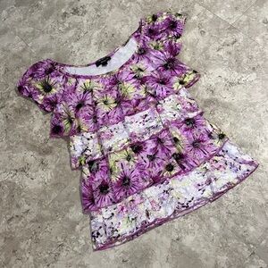 AGB Floral Y2K Blouse